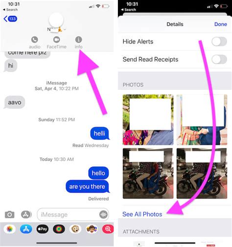 Then press the command button and the delete button at the same time and the pictures will delete. How to Delete Multiple Photos From iMessages App on iPhone ...