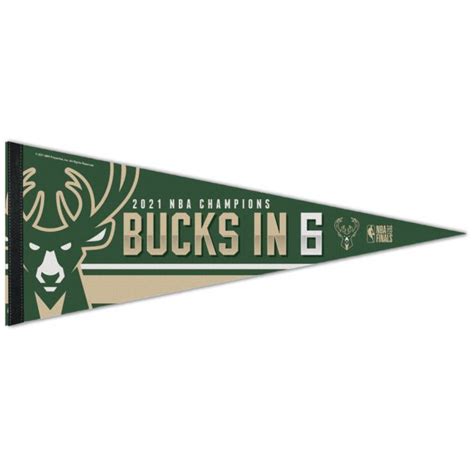 Milwaukee Bucks In 6 Pennant Flag Urban Milwaukee The Store