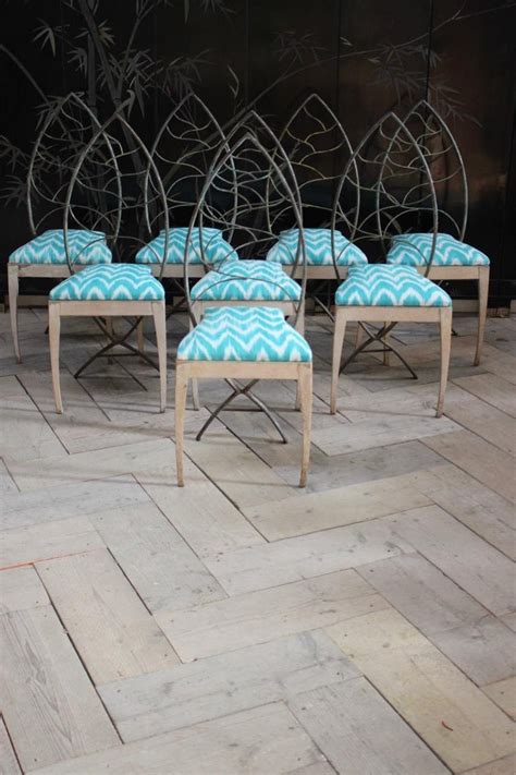 Side by side, in a row or all around, we have the perfect dining room side chairs for your space and style. Stylish Set of Eight, 1940s Dining Chairs For Sale at 1stdibs