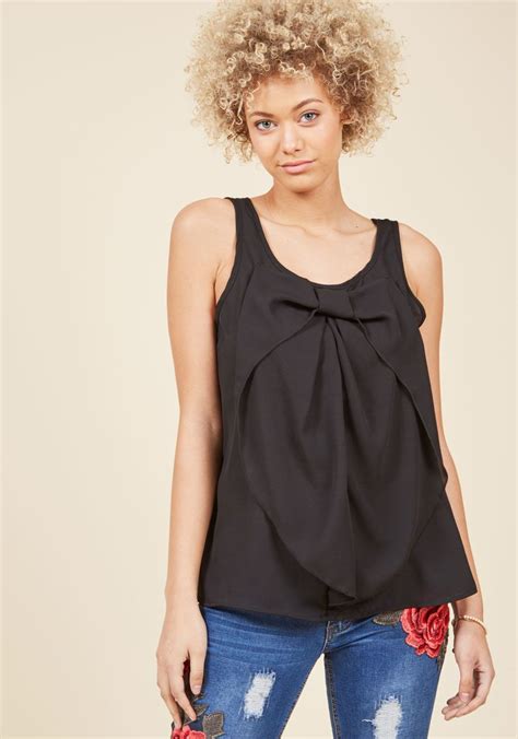 Hello Bow Sleeveless Top In Red Tops Fashion Clothes For Women