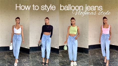 vlogmas ep 2 how to style balloon jeans from mr price south african youtuber youtube