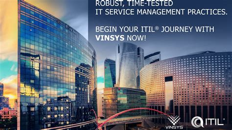 Itil is the most widely recognized framework for it and digitally enabled services in the world. Vinsys - ITIL: The Best IT Service Management Framework