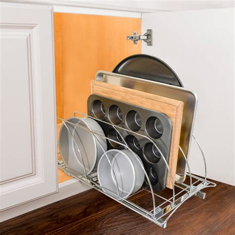 Kitchen base tray kits (5). 430221 Pull-Out Bakeware Cabinet Organizer - Lynk Inc