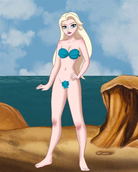 Rule 34 Beach Bikini Disney Disney Princess Elsa Frozen Frozen