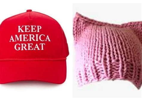 Deadline Detroit Leduff Our Political Choices A Red Trucker Cap Or A Pink Pussy Hat