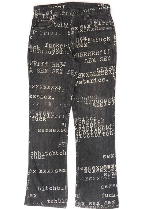 Hysteric Glamour Fuck Sex Bitch Porn Denim Grailed