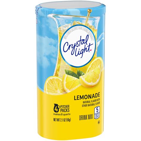 21 Oz Soft Drink Powdered Sugar Free Lemonade 1 Can Each