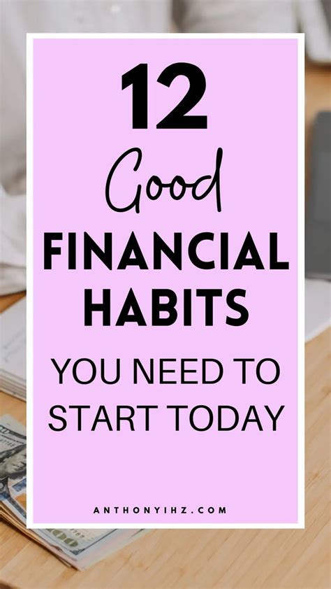 Are You Asking What Are Some Good Financial Habits To Adopt If You