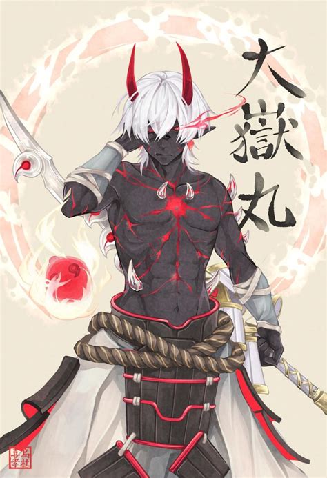 Otakemaru Anime Art Fantasy Anime Demon Boy Anime Demon