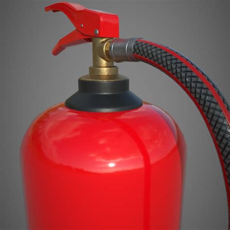 A typical fire extinguisher contains 10 seconds of extinguishing power. Fire Extinguisher | CGTrader