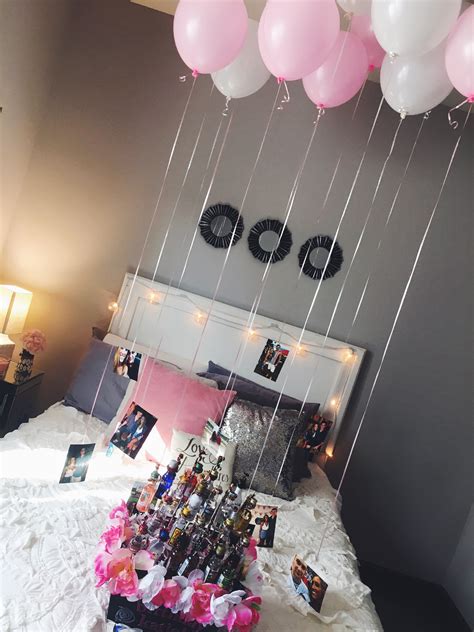 Easy And Cute Decorations For A Friend Or Girlfriends 21st Birthday