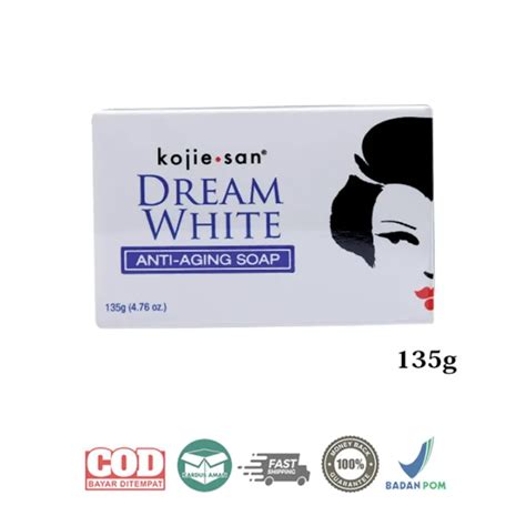 Kojie San Dream White Anti Aging Sabun Cuci Muka Collagen Gr Facial