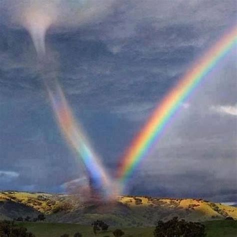 Tornado And Rainbow Tornado N Lightning Pinterest