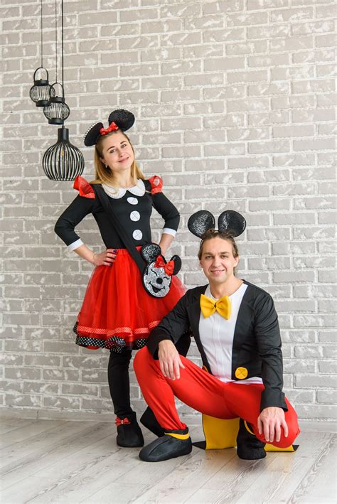Mickey Mouse Carnival Costume For Adult Etsy