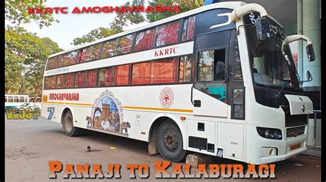 Amoghavarsha Panaji To Kalaburagi Kkrtc Non Ac Sleeper Ksrtc Kkrtc