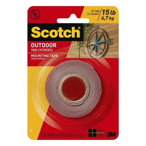 3m Scotch 1 In X 166 Yds Permanent Double Sided Outdoor Mounting