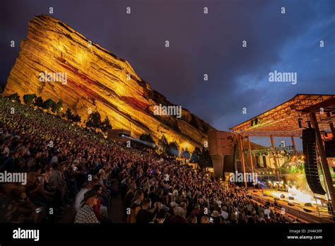 Concert Red Rocks Amphitheatre Morrison Near Denver Colorado Usa