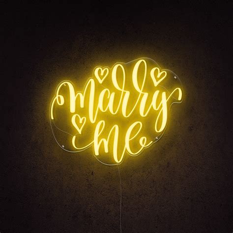 Marry Me Wedding Neon Sign Elitist