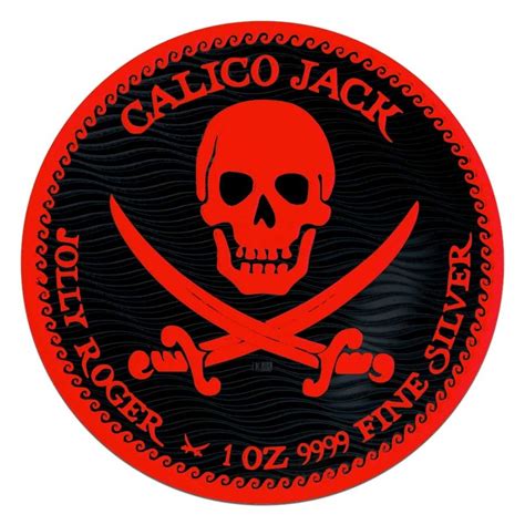 2022 1oz 2 Nzd Niue Calico Jack Jolly Roger Series Black Platinum