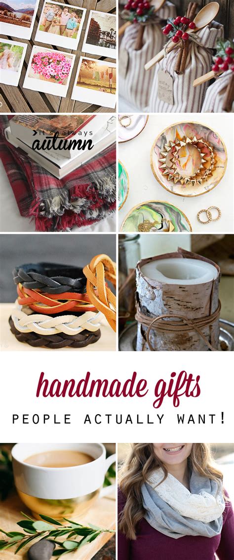 Handmade christmas gifts add a personalized touch to the winter holiday. 25 cheap {but gorgeous!} DIY gift ideas - It's Always Autumn