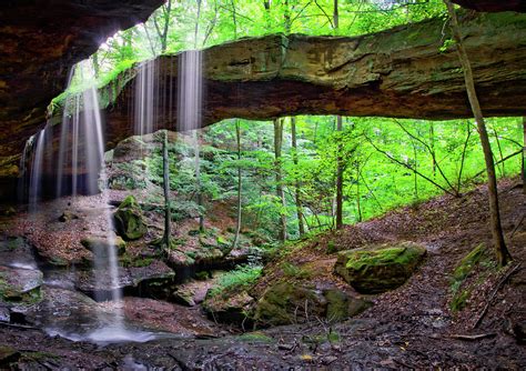Rockbridge Waterfall Hocking Hills Ohio Photograph By Ina Kratzsch