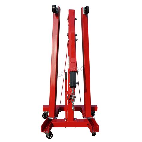 The hoist was pushed fully against my front bumper and i could do almost nothing to get it to. FoxHunter 2 Ton Hydraulic Folding Engine Crane Stand Hoist lift Jack SX0105 Red | eBay
