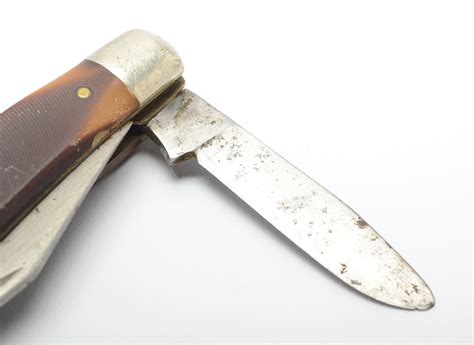 Vintage Schrade Old Timer Three Blade Pocket Knife Ebth