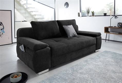 Schlafcouch) ist ein sofa, das sich mit wenigen handgriffen in ein komfortables bett umwandeln lässt. COLLECTION AB Schlafsofa, mit Boxspring-Aufbau und ...