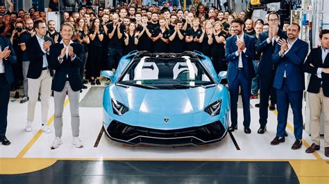 End Of The Road For Iconic Lamborghini Aventador V12 As Last Unit Rolls