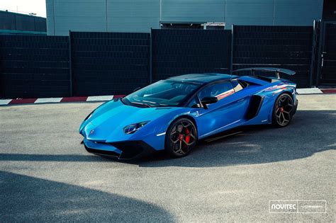 Novitec Puts Its Hands On Blue Lamborghini Aventador — Gallery