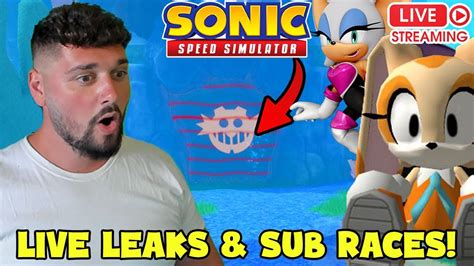 🔴 New Update New Leaks And Midweek Update With Subs Sonic Speed Simulator Youtube