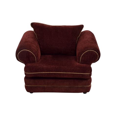 Sealy Burgundy Accent Chair Used 