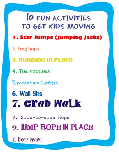 10 Fun Activities To Get Kids Moving Fit Made Fun