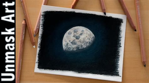 Super Moon Colored Pencil Drawing Time Lapse Youtube