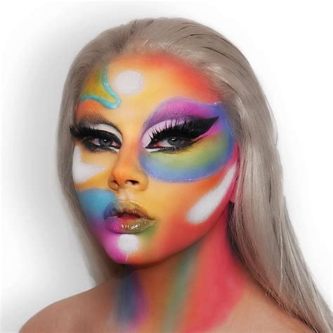 Just A Lil Rainbow Look I Did For A Competition On Instagram 🌈 Please