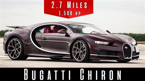 Well, the bugatti chiron top speed is electronically limited to 261 miles per hour. Video: Bugatti Chiron Hits 420km/h Top Speed in Florida ...