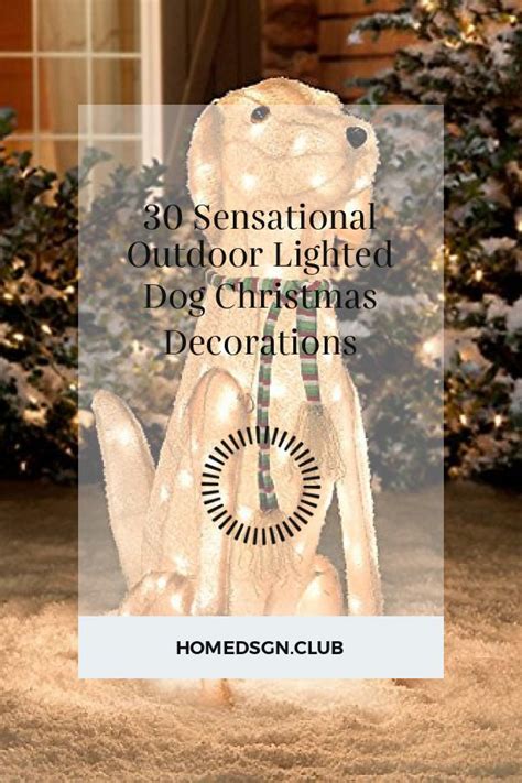 See more ideas about outdoor christmas, outdoor christmas decorations, christmas decorations. 30 Sensational Outdoor Lighted Dog Christmas Decorations ...