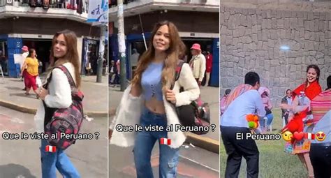 tiktok viral venezolana responde que le vio a su pareja peruana pero da singular respuesta y