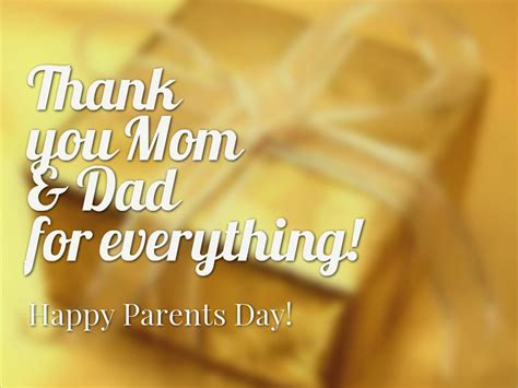 Those words just cannot convey the depth of gratitude of all my loving thoughts. Thank You Mom And Dad For Everything- Happy Parents Day