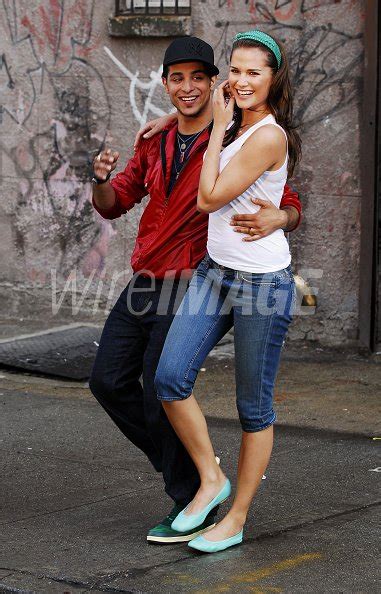 Mario Vazquez And Samantha Tannehill On The Set Of The Video For Mario