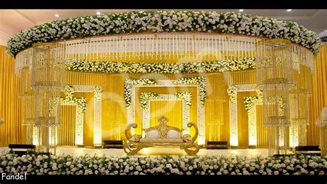 Wedding Stage Decoration - YouTube