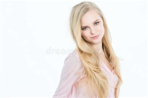 Blonde With Long Hair Stock Image Image Of High Fresh 53494325