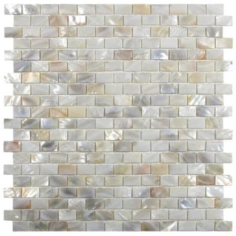 Hand Made Mother Of Pearl Tile Cream Brick Use For Etsy Shell Tiles