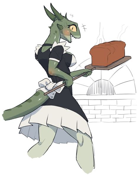 Cute Argonian Maid Baking Bread The Elder Scrolls Know Your Meme
