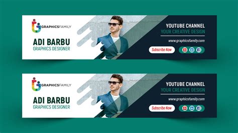Professional Youtube Channel Art Free Template Download