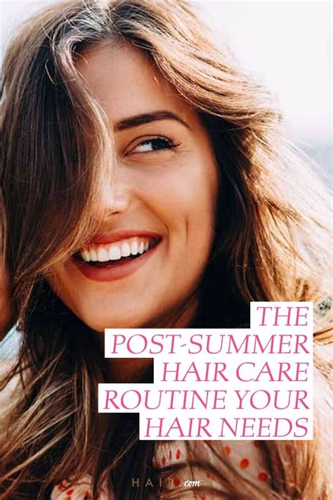 The Post Summer Hair Routine Your Hair Needs Summer Hair Care