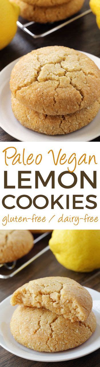The paleo cookies are made with clean ingredients, most of which you probably already have in your pantry. Paleo Lemon Cookies | Paleo lemon cookies, Vegan cookies ...