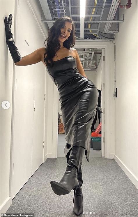 Newly Engaged Maya Jama Conceals Her Diamond Ring In Latex Gloves As