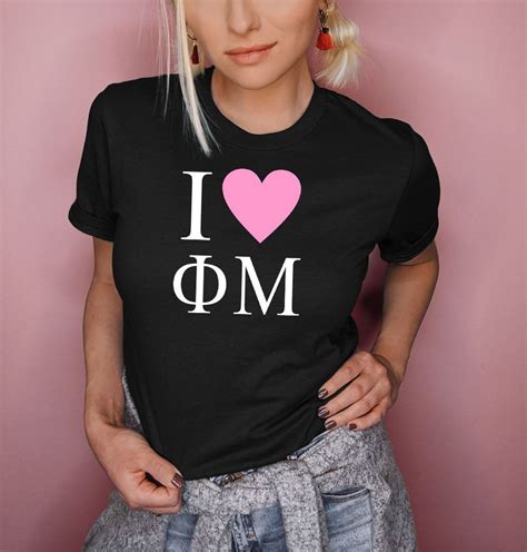I Love Phi Mu T Shirts Greek Gear