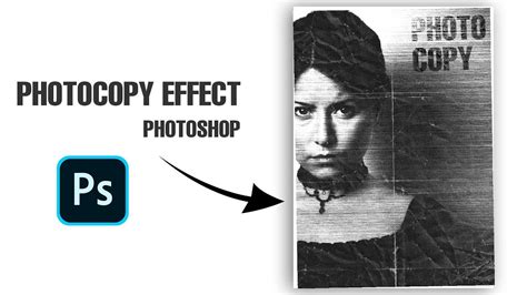 Photocopy Effect Photoshop Tutorial Youtube